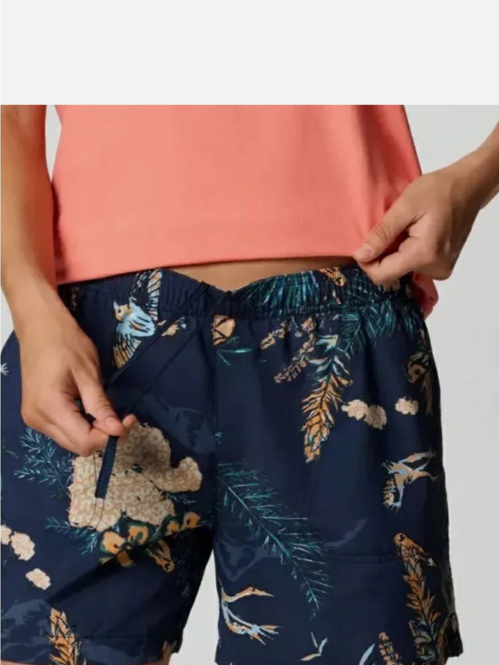 Columbia Sandy River Printed Shorts Womens Medium Multi Omni-Shade Regular - Picture 3 of 11